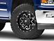 Fuel Wheels Lethal Matte Black Milled 6-Lug Wheel; 18x9; -12mm Offset (14-18 Silverado 1500)