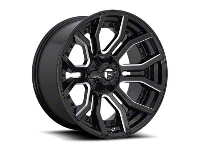 Fuel Wheels Rage Gloss Black Milled 6-Lug Wheel; 20x10; -18mm Offset (14-18 Silverado 1500)