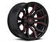 Fuel Wheels Rage Gloss Black Red Tinted 6-Lug Wheel; 20x10; -18mm Offset (14-18 Silverado 1500)