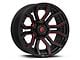 Fuel Wheels Rage Gloss Black Red Tinted 6-Lug Wheel; 20x10; -18mm Offset (14-18 Silverado 1500)