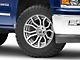 Fuel Wheels Rage Platinum Brushed Gunmetal 6-Lug Wheel; 20x10; -18mm Offset (14-18 Silverado 1500)