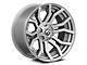 Fuel Wheels Rage Platinum Brushed Gunmetal 6-Lug Wheel; 20x10; -18mm Offset (14-18 Silverado 1500)