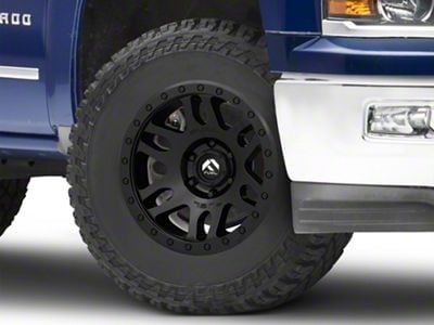 Fuel Wheels Recoil Matte Black 6-Lug Wheel; 18x9; 1mm Offset (14-18 Silverado 1500)