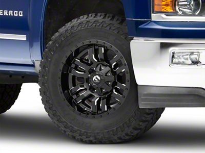 Fuel Wheels Sledge Gloss Black Milled 6-Lug Wheel; 17x9; -12mm Offset (14-18 Silverado 1500)