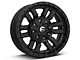 Fuel Wheels Sledge Gloss and Matte Black 6-Lug Wheel; 17x9; -12mm Offset (14-18 Silverado 1500)