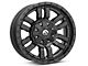 Fuel Wheels Sledge Gloss and Matte Black 6-Lug Wheel; 18x9; -12mm Offset (14-18 Silverado 1500)