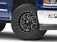 Fuel Wheels Triton Gloss Black Milled 6-Lug Wheel; 18x9; 1mm Offset (14-18 Silverado 1500)