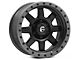 Fuel Wheels Trophy Matte Black with Anthracite Ring 6-Lug Wheel; 17x8.5; -6mm Offset (14-18 Silverado 1500)