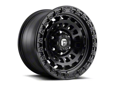 Fuel Wheels Zephyr Matte Black 6-Lug Wheel; 17x9; 1mm Offset (14-18 Silverado 1500)