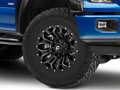 Fuel Wheels Assault Satin Black Milled 6-Lug Wheel; 17x8.5; 14mm Offset (15-20 F-150)