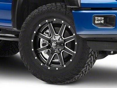 Fuel Wheels Maverick Matte Black Milled 6-Lug Wheel; 20x9; 20mm Offset (15-20 F-150)