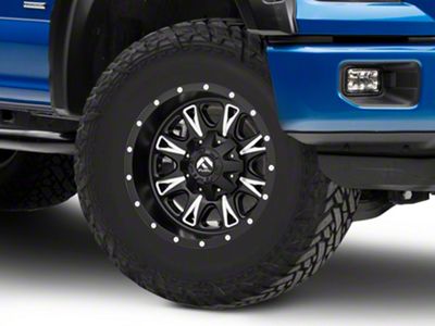 Fuel Wheels Throttle Matte Black Milled 6-Lug Wheel; 17x9; 20mm Offset (15-20 F-150)