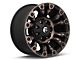 Fuel Wheels Vapor Matte Black Machined 6-Lug Wheel; 17x9; 1mm Offset (15-20 F-150)
