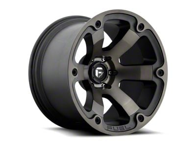 Fuel Wheels Beast Matte Black Machined 8-Lug Wheel; 20x9; 1mm Offset (17-22 F-350 Super Duty SRW)