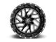 Fuel Wheels Triton Gloss Black Milled 8-Lug Wheel; 20x10; -18mm Offset (17-22 F-250 Super Duty)