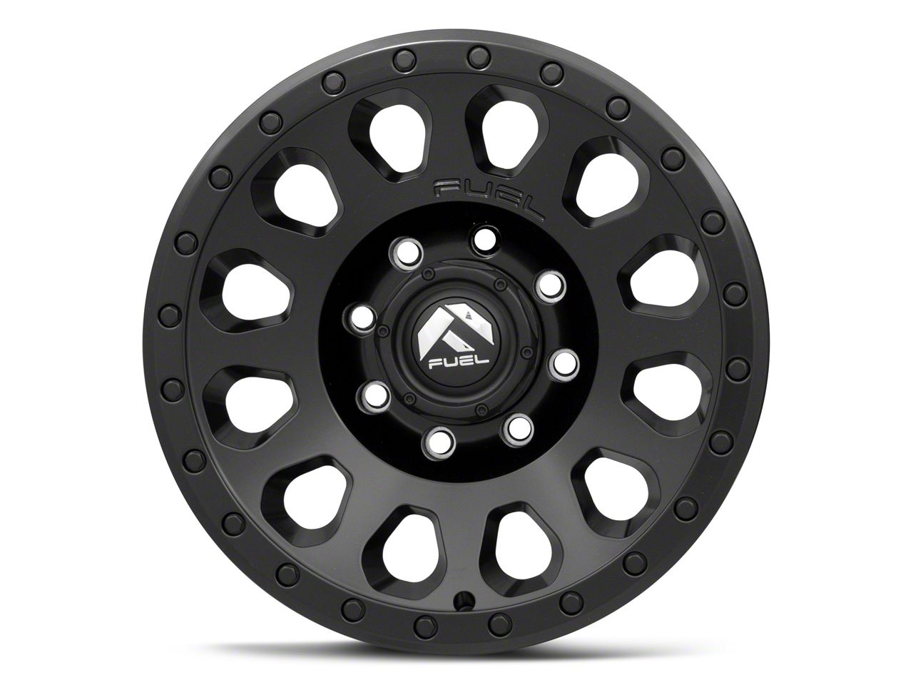 Fuel Wheels F-250 Super Duty Vector Matte Black 8-Lug Wheel; 20x9; 1mm  Offset D57920901750 (17-22 F-250 Super Duty) - Free Shipping