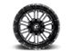 Fuel Wheels Hardline Gloss Black Milled 8-Lug Wheel; 20x9; 1mm Offset (17-22 F-350 Super Duty SRW)