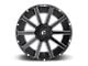 Fuel Wheels Contra Matte Black Milled 8-Lug Wheel; 20x9; 1mm Offset (17-22 F-250 Super Duty)