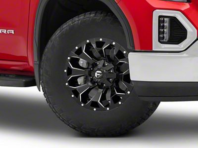 Fuel Wheels Assault Gloss Black Milled 6-Lug Wheel; 18x9; 1mm Offset (19-25 Sierra 1500)