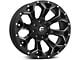 Fuel Wheels Assault Satin Black Milled 6-Lug Wheel; 17x9; -12mm Offset (19-24 Sierra 1500)