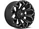 Fuel Wheels Assault Satin Black Milled 6-Lug Wheel; 17x9; -12mm Offset (19-24 Sierra 1500)