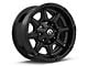 Fuel Wheels Coupler Gloss Black 6-Lug Wheel; 20x9; 1mm Offset (19-25 Sierra 1500)