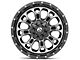 Fuel Wheels Crush Matte Black Machined 6-Lug Wheel; 20x9; 1mm Offset (19-24 Sierra 1500)