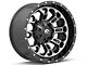 Fuel Wheels Crush Matte Black Machined 6-Lug Wheel; 20x9; 1mm Offset (19-24 Sierra 1500)