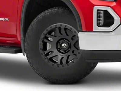 Fuel Wheels Recoil Matte Black 6-Lug Wheel; 18x9; 1mm Offset (19-25 Sierra 1500)