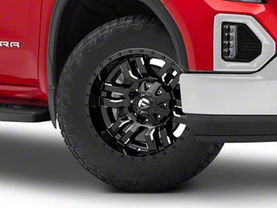 Fuel Wheels Sledge Gloss Black Milled 6-Lug Wheel; 20x9; 1mm Offset (19-24 Sierra 1500)