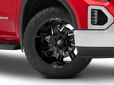 Fuel Wheels Lockdown Gloss Black Milled 6-Lug Wheel; 22x10; -18mm Offset (19-25 Sierra 1500)