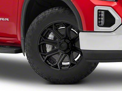 Fuel Wheels Siege Matte Black 6-Lug Wheel; 20x10; -18mm Offset (19-25 Sierra 1500)