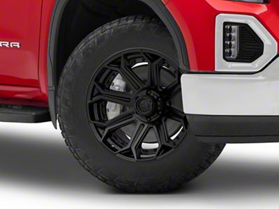 Fuel Wheels Siege Matte Black 6-Lug Wheel; 20x9; 20mm Offset (19-25 Sierra 1500)