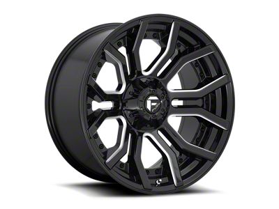 Fuel Wheels Rage Gloss Black Milled 8-Lug Wheel; 22x10; -18mm Offset (20-25 Sierra 2500 HD)