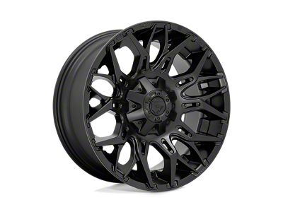 Fuel Wheels Twitch Matte Black 8-Lug Wheel; 22x10; -18mm Offset (20-24 Sierra 2500 HD)