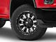 Fuel Wheels Hardline Gloss Black Milled 8-Lug Wheel; 20x9; 20mm Offset (20-24 Silverado 2500 HD)