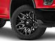 Fuel Wheels Twitch Glossy Black Milled 8-Lug Wheel; 22x10; -18mm Offset (20-24 Silverado 2500 HD)