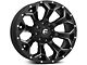 Fuel Wheels Assault Satin Black Milled 6-Lug Wheel; 17x9; -12mm Offset (21-24 F-150)