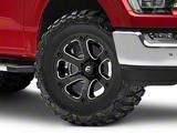 Fuel Wheels Beast Matte Black Machined 6-Lug Wheel; 18x9; 1mm Offset (21-25 F-150)