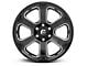 Fuel Wheels Beast Matte Black Machined 6-Lug Wheel; 18x9; 1mm Offset (21-25 F-150)