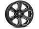 Fuel Wheels Beast Matte Black Machined 6-Lug Wheel; 18x9; 1mm Offset (21-25 F-150)