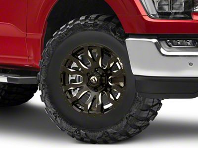 Fuel Wheels Blitz Gloss Black Milled 6-Lug Wheel; 17x9; 1mm Offset (21-24 F-150)