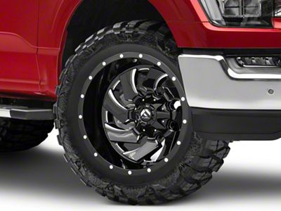 Fuel Wheels Cleaver Gloss Black Milled 6-Lug Wheel; 20x12; -44mm Offset (21-24 F-150)