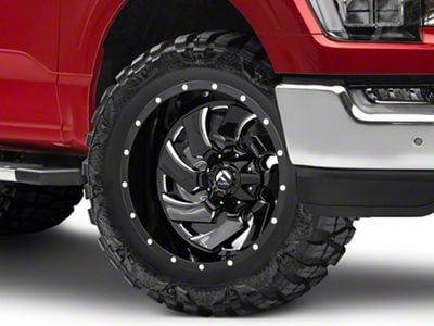 Fuel Wheels Cleaver Gloss Black Milled 6-Lug Wheel; 20x9; 1mm Offset (21-24 F-150)