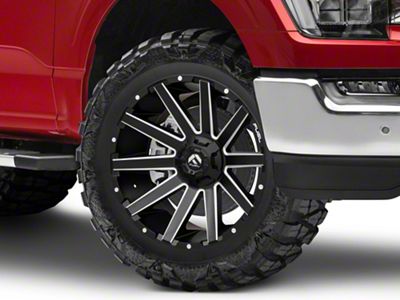 Fuel Wheels Contra Matte Black Milled 6-Lug Wheel; 20x10; -18mm Offset (21-24 F-150)