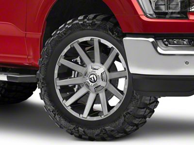 Fuel Wheels Contra Platinum Brushed Gunmetal 6-Lug Wheel; 20x9; 19mm Offset (21-24 F-150)