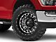 Fuel Wheels Crush Matte Black Machined 6-Lug Wheel; 20x9; 20mm Offset (21-24 F-150)