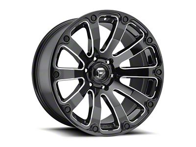 Fuel Wheels Diesel Gloss Black Milled 6-Lug Wheel; 20x9; 1mm Offset (21-24 F-150)