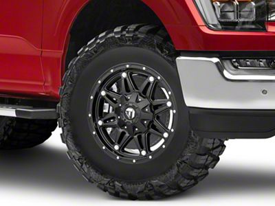 Fuel Wheels Hostage Matte Black 6-Lug Wheel; 17x9; -12mm Offset (21-24 F-150)