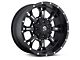 Fuel Wheels Krank Matte Black Milled 6-Lug Wheel; 17x9; -12mm Offset (21-24 F-150)